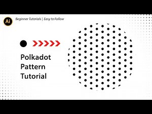Easy How to Make Polka dot Pattern in Adobe Illustrator