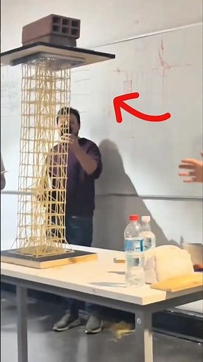Spaghetti Tower That Defies Gravity 🍝