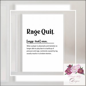 Just in! This unique Rage Quit Print | Gifts | Bestie Gift | Birthday Gift | Rage Quit Definition | Christmas Gift For Him Her | Digital Prints for £2.49. https://www.etsy.com/listing/1281330605/rage-quit-print-gifts-bestie-gift #ChristmasGift #FriendshipPrints #DefinitionPrint #PrintsWallArt #HomeDecorPrint #BedroomPrints #BestFriendPrint #FriendsGift #BestieGifts #BedroomWallArt | i love babies