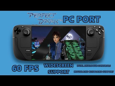 How To Play Perfect Dark's PC Port on the Steam Deck