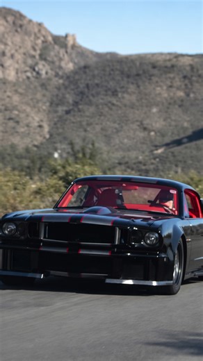 Modified Ford Mustang fastback performance build