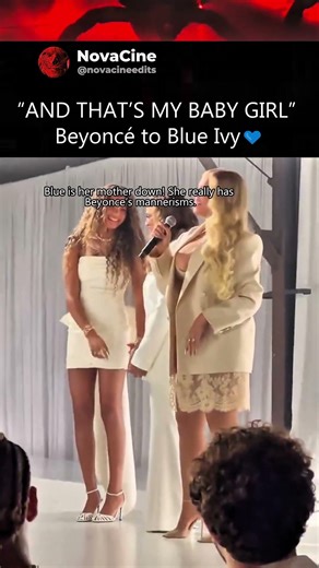 “AND THAT’S MY BABY GIRL” Beyoncé to Blue Ivy💙 #cecred #beyonce #blueivy