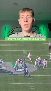 Tariq Woolen Interception Review #eagles #nfl #interception #philadelphiaeagles