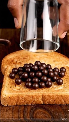 Crispy Chocolate Balls 😋 #aiart #satisfying #aivideo #relax #veo #viral