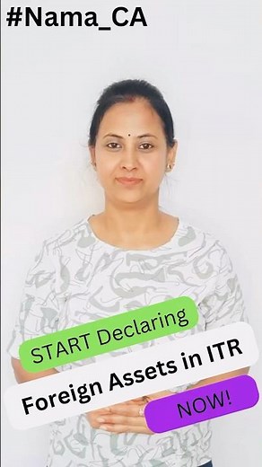Declare your Foreign Assets in ITR and avoid huge penalties #ITR #incometaxseason #incometax