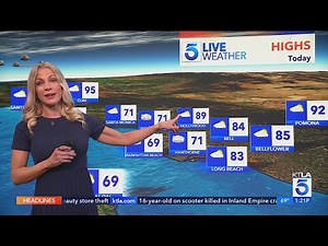KTLA 5 News weather forecast - Monday Nov. 10, 2025