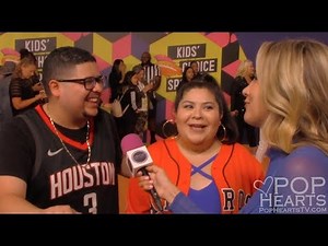 Rico Rodriguez and Rainy Rodriguez Interview - Kids Choice Sports Awards 2018