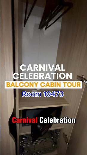 Exclusive Tour of Carnival Celebration Balcony Cabin