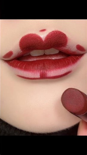 3D Lip Application Techniques ✨ Easy Plump, Screen-Like Lips | Lipstick Swatches #shorts