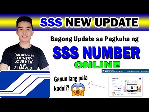 Paano kumuha ng SSS number Online | How to get SSS Number Online 2025