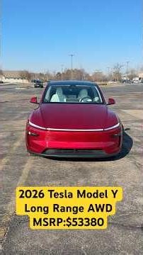 2026 Tesla Model Y Long Range AWD #tesla #teslamodely #modely #electric #electricvehicle #automobile
