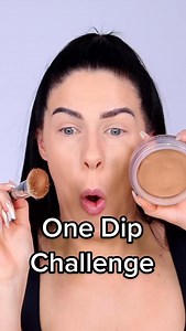 1.4M views · 42K reactions | The one dip makeup challenge若藍 What a disaster… #makeup #makeupchallenge #makeupchallenges | Nikkia Joy | Facebook