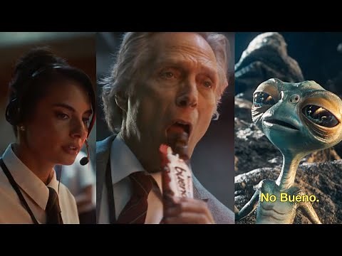 Kinder Bueno Super Bowl Commercial 2026 Paige DeSorbo, William Fichtner Aliens Big Game Ad