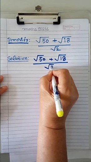 Solve Square Root Questions