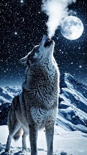 Wolf Howling #wolf #ai #wildlife #nature #animals