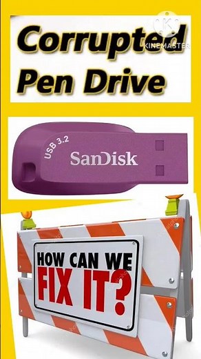 Repair corrupted pen drive in 5 mins | How to fix corrupted pen drive