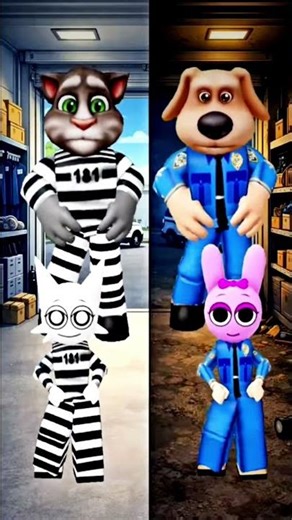 Talking tom Vs Roblox team #roblox #funny #shorts