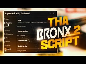 THA BRONX 2 script – (Rice Autofarm, Autofarm Seed)