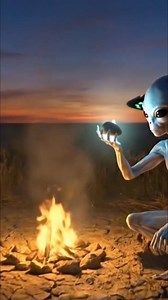 4.6K views · 65 reactions | An extraterrestrial being meets primitive humans around a crackling campfire, all under the watchful eye of a UFO. What happens when worlds collide in the most unexpected way? #AlienEncounter #UFO #CampfireStories #ScienceFiction #Extraterrestrial | Sapien Cinema | Facebook