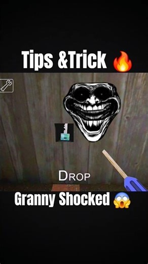 Granny Secret Trick 🔥 |Use of screwdriver 🪛#shorts #granny #gaming
