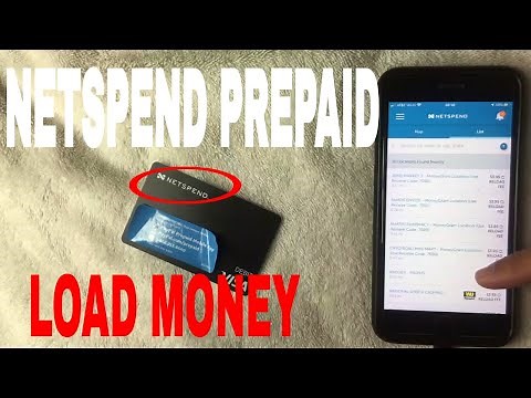 ✅ How To Load Money On Netspend Prepaid Visa 🔴