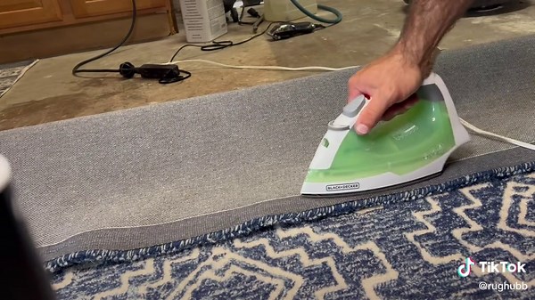 Get rid of creases or furniture impressions on a rug #easy #rug #repair