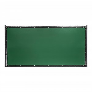 FenceScreen 400 Series 4' x 50' Green Solid PVC Privacy Fence Screen 400-50-38GR