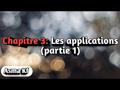 Algébre 1:Les applications (part 1)