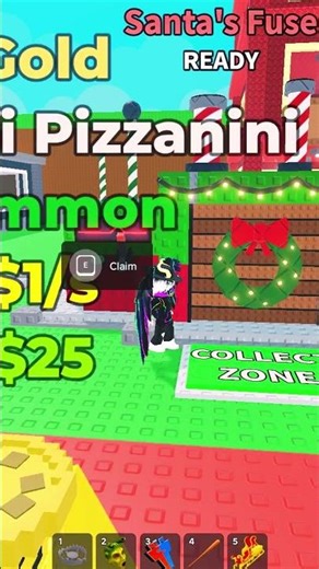 4 Secret vs New Santa's Fuse Machine #roblox #stealabrainrot