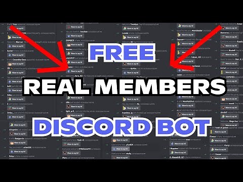 How to get FREE Discord members, Discord auth bot UNLIMITED members, Join4Join