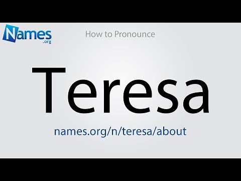 How to Pronounce Teresa