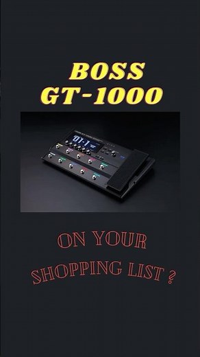 BOSS GT-1000: The Ultimate Guitar Effects Processor with AIRD Technology