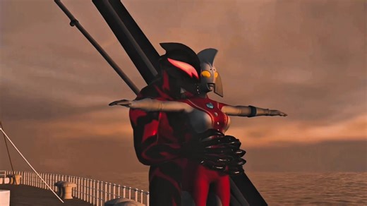 Titanic Animation Inspired by Ultraman