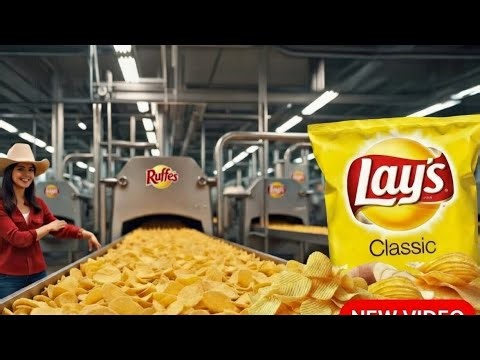 How Lay's Potato Chips Are Made: Inside the Mega Factory (Full Process)