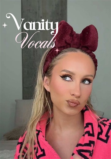 sing ready with me♥️♥️♥️ product details: ———————————— Primer: @milkmakeup Hydrogrip Primer Foundation: @Charlotte Tilbury Flawless Filter in Shade 4 Concealers: @Haus Labs Contour: @Fenty Beauty Match Stix in Shade Truffle Liquid Blush: @Ace Beauté Cosmetics Liquid Blush in Shade Blushing Bouquet Powder Blush: @NARS Cosmetics in Shade 0rgasm X Bronzer: @Benefit Cosmetics Hoola Bronzer Eyeshadow: @Patrick Ta Beauty Major Dimension lll Matte Eye Palette Eyeliners: @KVD Vegan Beauty Black Liquid T