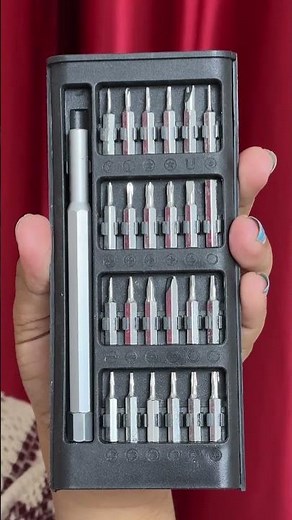 24 In 1 Precision Screwdriver Set, Magnetic Small Tool Kit For Fixing Electronics #screwdriver