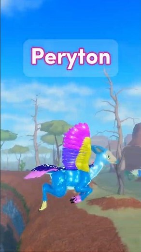 Peryton hatches in the Village 🦌🏡 Feather Family #FeatherFamily #Roblox #RobloxShorts