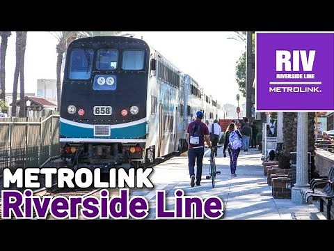 Traveling California by Train - Metrolink Riverside Route
