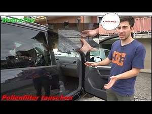 Changing/replacing pollen filter / Volkswagen Touran