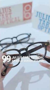 Introducing the JULIUS TART OPTICAL "AR" GOLD SERIES