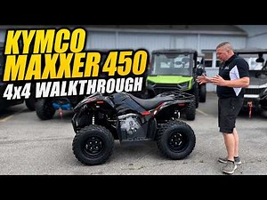 Kymco Maxxer 450 walkthrough by dealership.