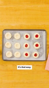 The easiest jam drops you'll ever make! Recipe: https://www.bestrecipes.com.au/recipes/3-ingredient-coconut-jam-drops-recipe/w0wshvus | Best Recipes