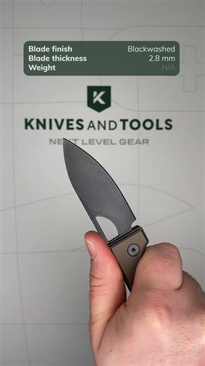 Kizer Vanguard Little Ringbo V3708A2 Blackwashed AEB L, Brown Aluminium, pocket knife