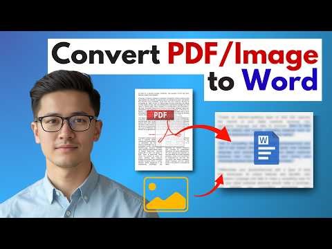 How to Convert PDF and Image to Word on Windows with OCR (2026 Guide)