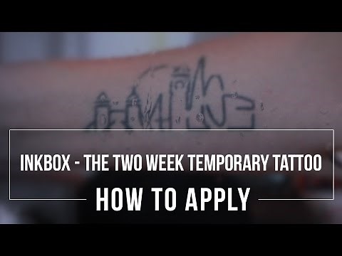 Inkbox - How To Apply The Two Week Temporary Tattoo