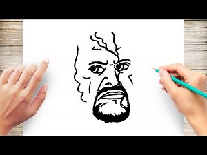 How to Draw Undertaker Face