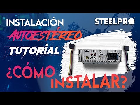 TUTORIAL DE INSTALACIÓN AUTOESTÉREO DE 1 DIN STEELPRO / SOUNDSTREAM CON DOBLE ARNÉS ¿CÓMO INSTALAR?