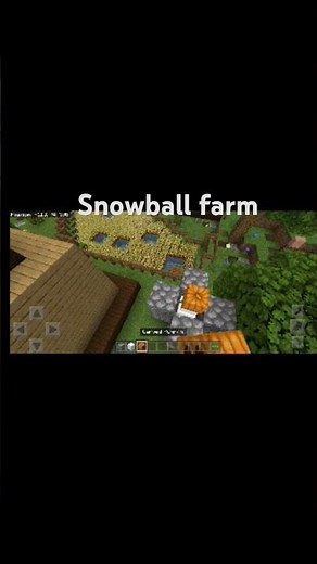 How to make a snowball farm in minecraft...