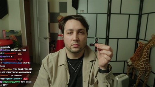 stream ends when my fidget spinner stops