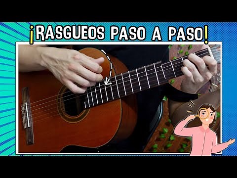 ¡Como hacer rasgueos en guitarra 🧐! - ✨Tutorial paso a paso desde cero✨